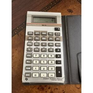 Texas Instruments BA-35 Student Business Analyst Calculator with Cover
